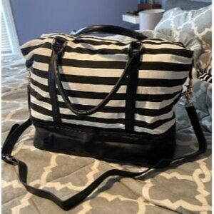 New Womens Travel Weekender Bag Canvas Carry on Overnight Tote Luggage Duffel B